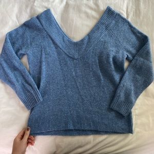 H&M V-Neck Blue Sweater
